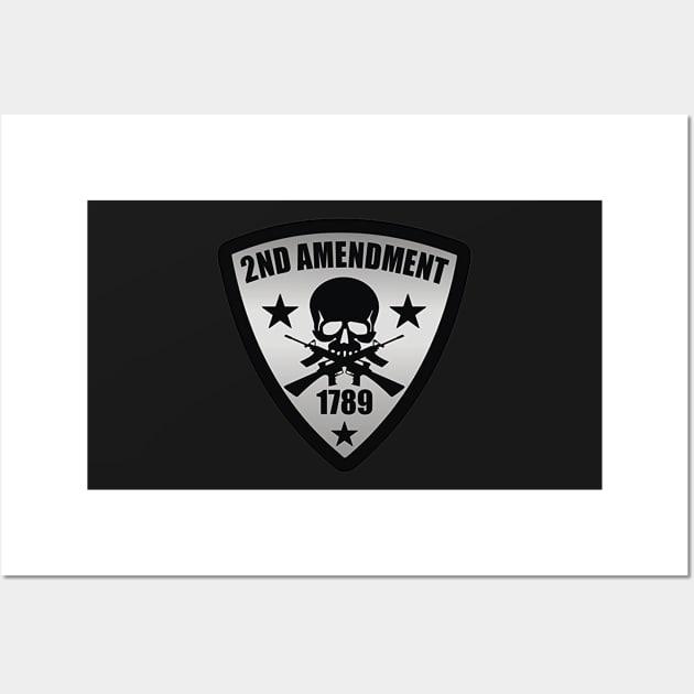 2nd Amendment Wall Art by  The best hard hat stickers 